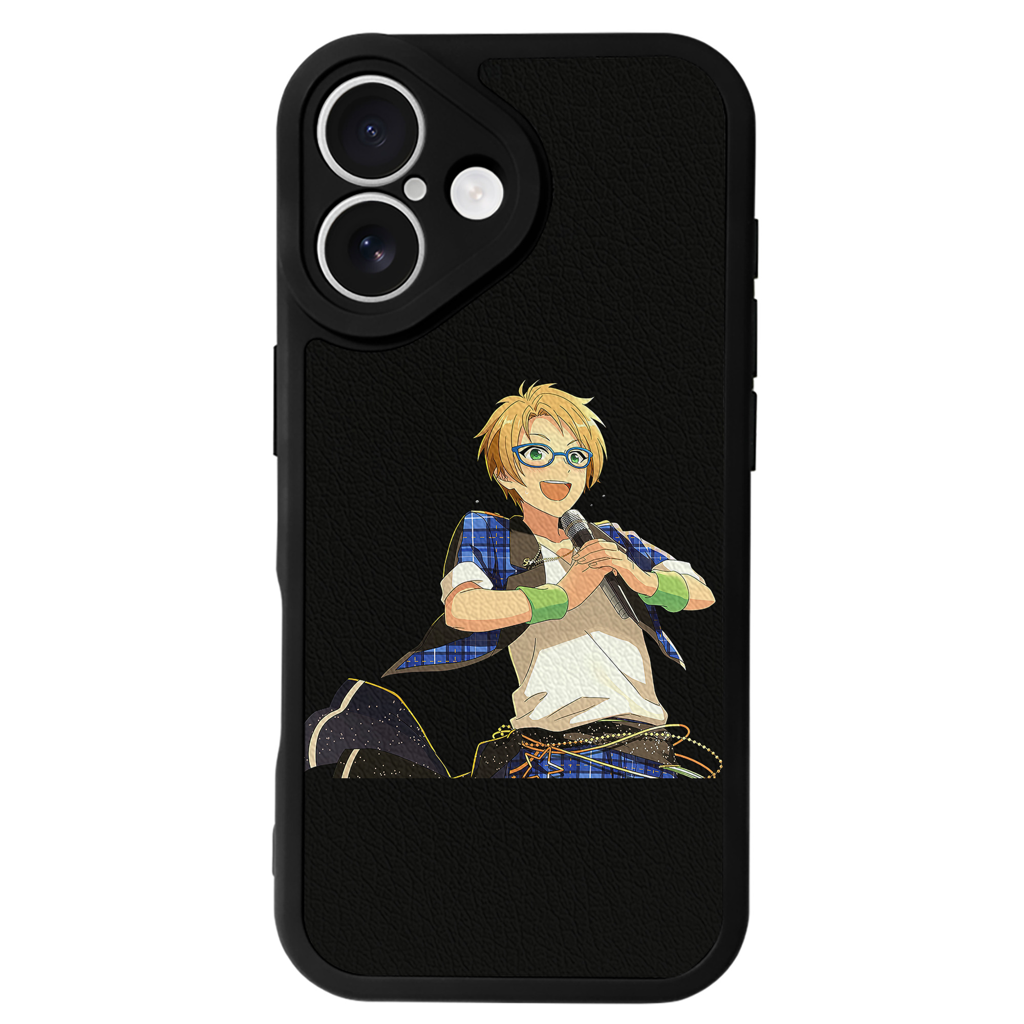 （画像用） あんさんぶるスターズ! Ensemble Stars 【iPhone 16シリーズ対応】シリコンスマホケース（レザー調） 材質：シリコン